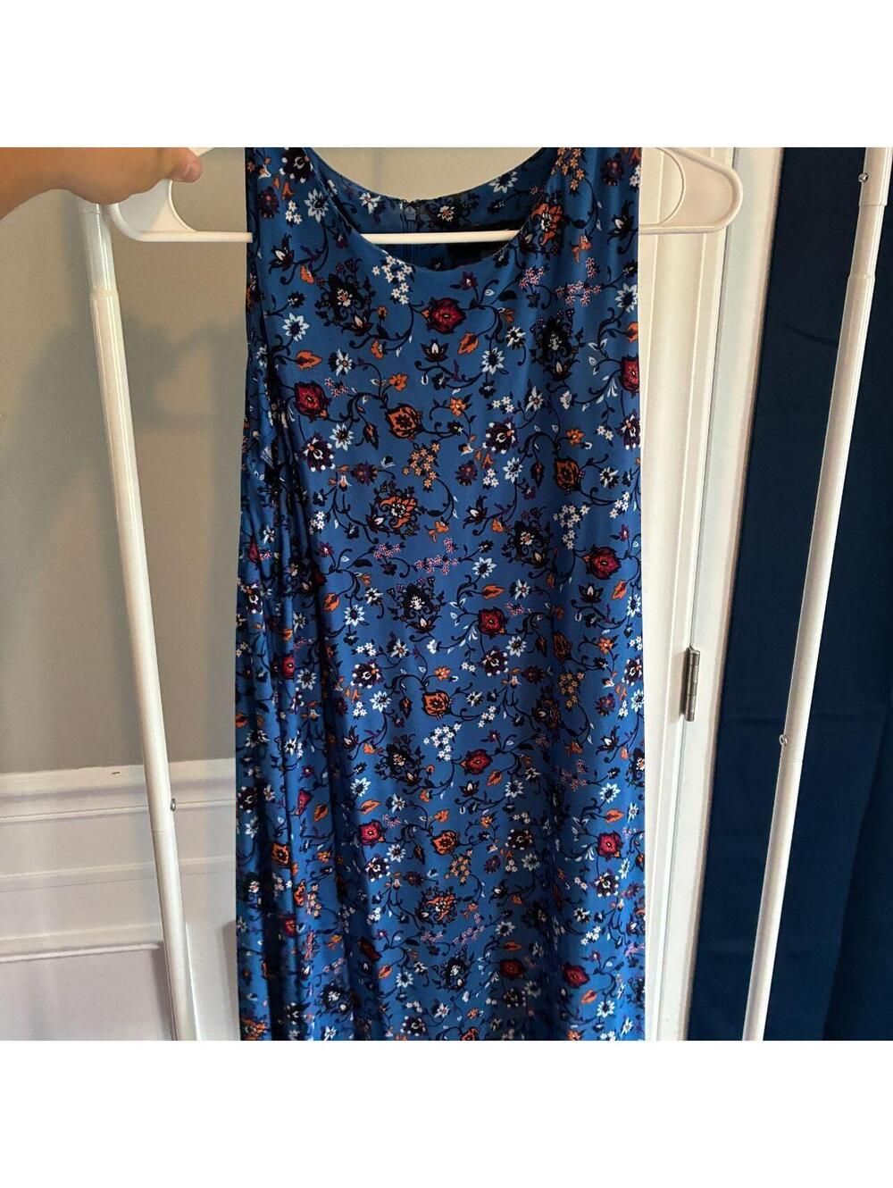 Nine West Women's Blue and Multi Work-dress